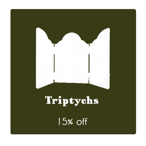 Triptychs 15% off